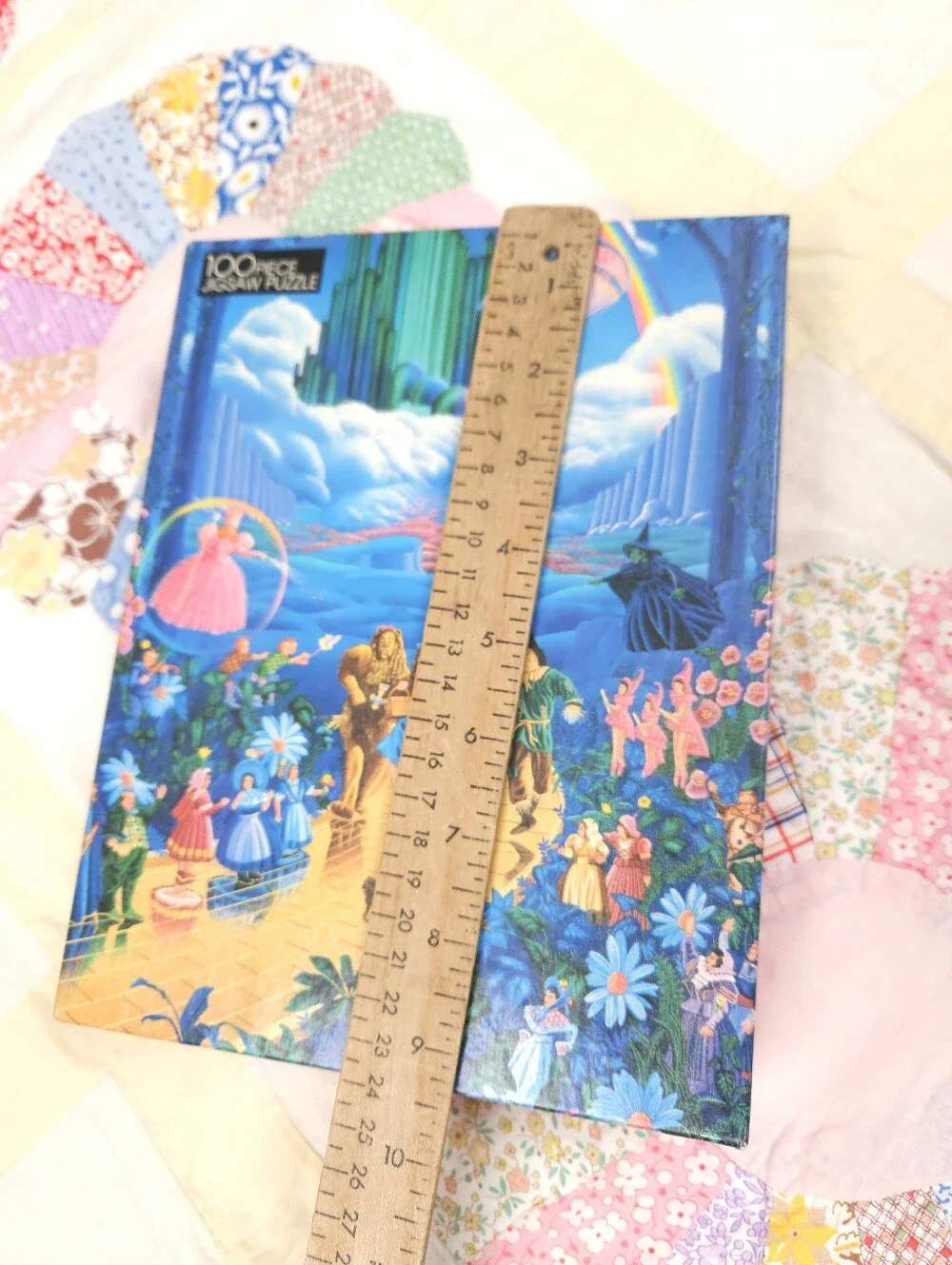 Wizard Of Oz SEALED Melanie Taylor Kent Golden 100 Piece Jigsaw Puzzle Rare 1989